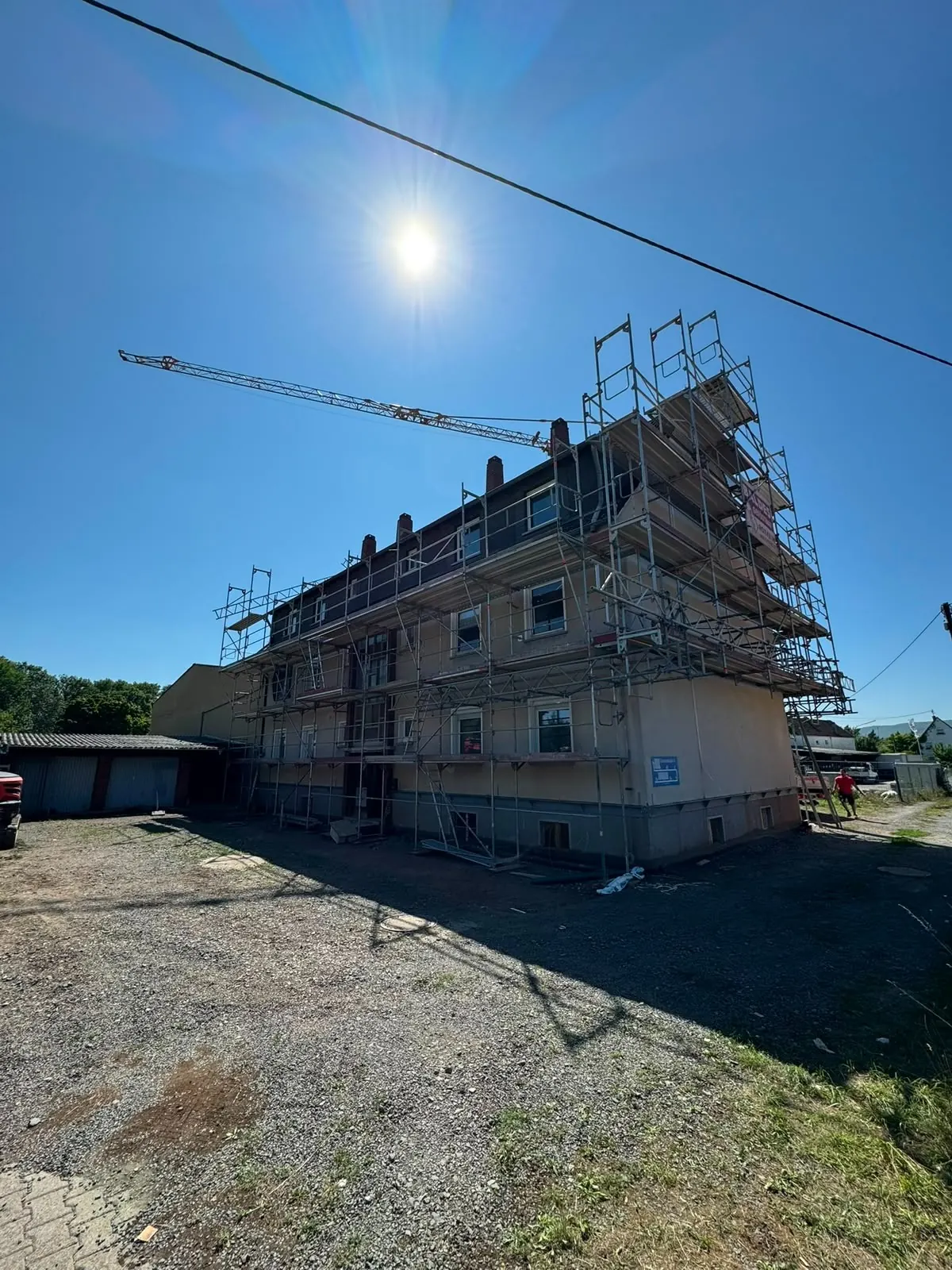 Energetische Sanierung eines Mehrfamilienhauses